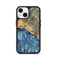 iPhone 13 Wood Phone Case - Cecil (Blue, 812912)
