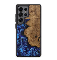 Galaxy S25 Ultra Wood Phone Case - Mintie (Blue, 812913)
