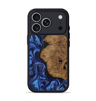 iPhone 17 Pro Wood Phone Case - Mintie (Blue, 812913)