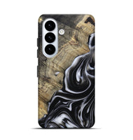 Galaxy S26 Wood Live Edge Phone Case - Billy (Black & White, 812951)
