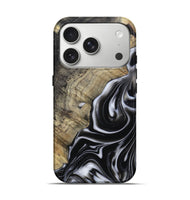 iPhone 17 Pro Wood Live Edge Phone Case - Billy (Black & White, 812951)