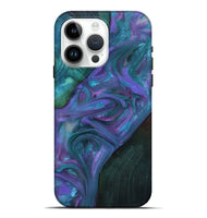 iPhone 15 Pro Max Wood Live Edge Phone Case - Jenni (Purple, 812956)