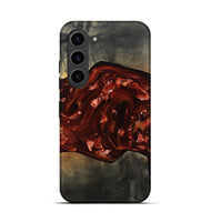 Galaxy S23 Wood Live Edge Phone Case - Lucien (Red, 812960)