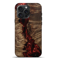 iPhone 16 Pro Max Wood Live Edge Phone Case - Tanner (Red, 812965)