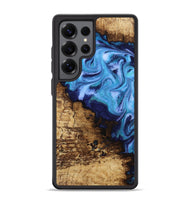 Galaxy S25 Ultra Wood Phone Case - Wilder (Blue, 812970)