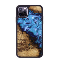 iPhone 11 Pro Max Wood Phone Case - Wilder (Blue, 812970)