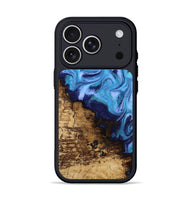 iPhone 17 Pro Wood Phone Case - Wilder (Blue, 812970)