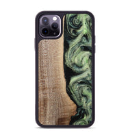 iPhone 11 Pro Max Wood Phone Case - Lina (Green, 812973)
