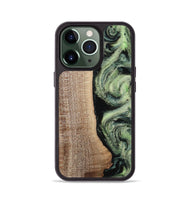 iPhone 13 Pro Wood Phone Case - Lina (Green, 812973)