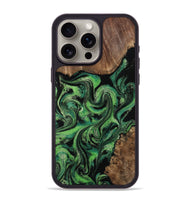 iPhone 15 Pro Max Wood Phone Case - Rio (Green, 813051)