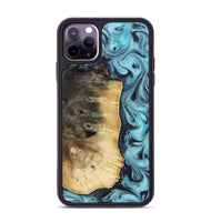 iPhone 11 Pro Max Wood Phone Case - Orin (Blue, 813083)