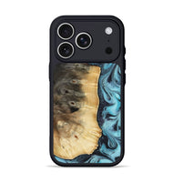 iPhone 17 Pro Wood Phone Case - Orin (Blue, 813083)