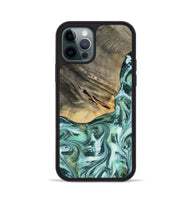iPhone 12 Pro Wood Phone Case - Wheeler (Green, 813088)