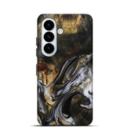 Galaxy S26 Wood Live Edge Phone Case - Natalya (Black & White, 813127)