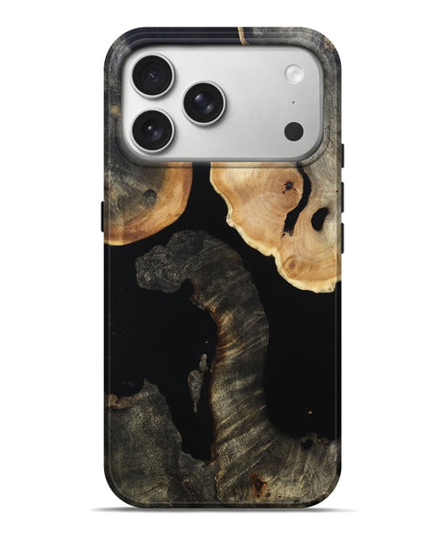 iPhone 17 Pro Max Wood Live Edge Phone Case - Johnie (Wood Burl, 813360)