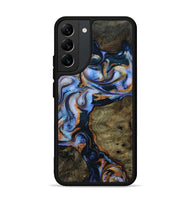 Galaxy S22 Plus Wood Phone Case - Carmen (Teal & Gold, 814178)