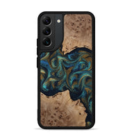 Galaxy S22 Plus Wood Phone Case - Jacoby (Teal & Gold, 814180)