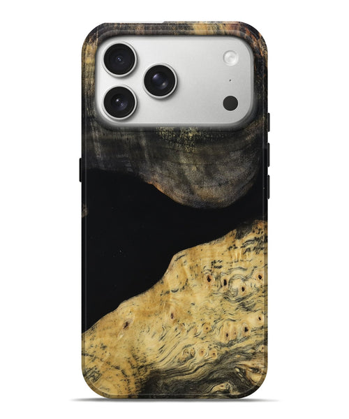 iPhone 17 Pro Max Wood Live Edge Phone Case - Enos (Wood Burl, 814261)