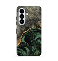 Galaxy S26 Wood Live Edge Phone Case - Kirstie (Green, 814277)