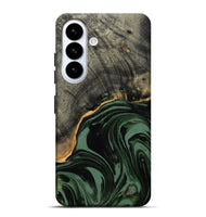 Galaxy S26 Plus Wood Live Edge Phone Case - Kirstie (Green, 814277)