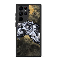 Galaxy S22 Ultra Wood Phone Case - Randell (Black & White, 814306)