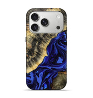 iPhone 17 Pro Wood Live Edge Phone Case - Clarice (Purple, 814393)