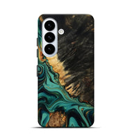 Galaxy S26 Wood Live Edge Phone Case - Taliyah (Green, 814399)