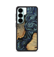 Galaxy S26 Wood Phone Case - Christy (Blue, 814557)