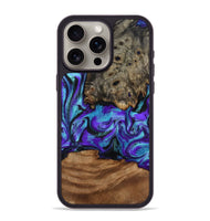 iPhone 15 Pro Max Wood Phone Case - Mikael (Purple, 814596)