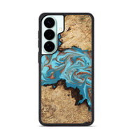 Galaxy S26 Plus Wood Phone Case - Levy (Teal & Gold, 814627)