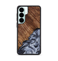 Galaxy S26 Plus Wood Phone Case - Lavina (Black & White, 814641)