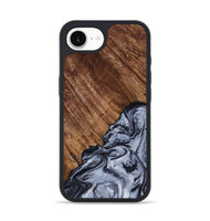 iPhone 17e Wood Phone Case - Lavina (Black & White, 814641)
