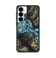 Galaxy S26 Plus Wood Phone Case - Alize (Teal & Gold, 814700)