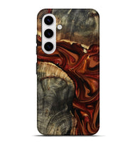 Galaxy S25 Plus Wood Live Edge Phone Case - Alda (Red, 814787)