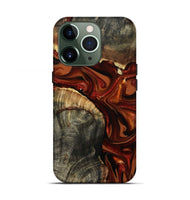 iPhone 13 Pro Wood Live Edge Phone Case - Alda (Red, 814787)