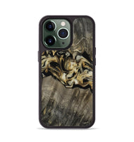 iPhone 13 Pro Wood Phone Case - Angeles (Black & White, 814794)