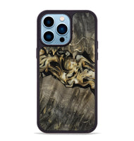 iPhone 14 Pro Max Wood Phone Case - Angeles (Black & White, 814794)
