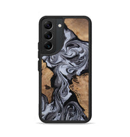 Galaxy S22 Wood Phone Case - Clem (Black & White, 814795)