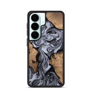 Galaxy S26 Wood Phone Case - Clem (Black & White, 814795)