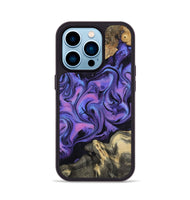 iPhone 14 Pro Wood Phone Case - Rogers (Purple, 814800)