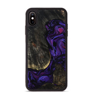 iPhone Xs Max Wood Phone Case - Rosalee (Purple, 814801)