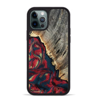 iPhone 12 Pro Max Wood Phone Case - Robyn (Red, 814805)