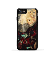 iPhone SE Wood Phone Case - Mariann (Red, 814806)