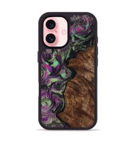 iPhone 16 Wood Phone Case - Keaton (Purple, 814862)