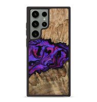 Galaxy S23 Ultra Wood Phone Case - Scarlet (Purple, 815215)