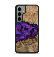 Galaxy S24 Plus Wood Phone Case - Scarlet (Purple, 815215)