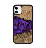 iPhone 11 Wood Phone Case - Scarlet (Purple, 815215)