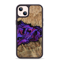 iPhone 14 Plus Wood Phone Case - Scarlet (Purple, 815215)