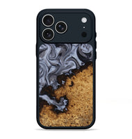 iPhone 17 Pro Max Wood Phone Case - Kathlyn (Black & White, 815216)
