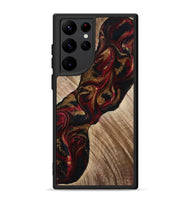 Galaxy S22 Ultra Wood Phone Case - Tylor (Red, 815302)
